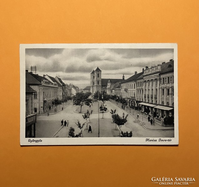 Gyöngyös - postcard 1942