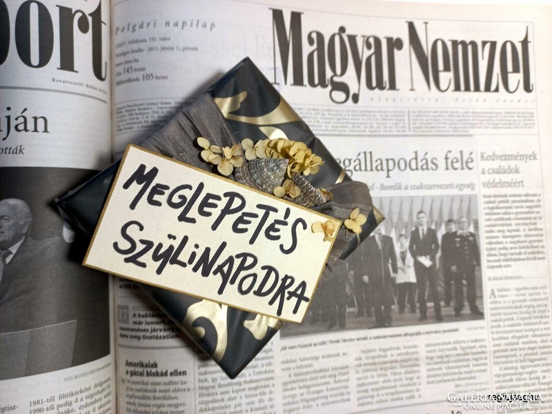 1968 April 27 / Hungarian nation / for birthday :-) original, old newspaper no.: 18201