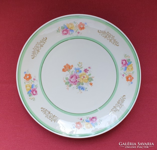 Schirnding Bavaria német porcelán tányér kistányér virág mintával