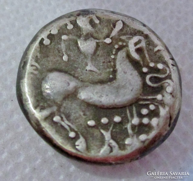 Ezüst pénz, érme Kelta tetradrachma I.e. II.sz