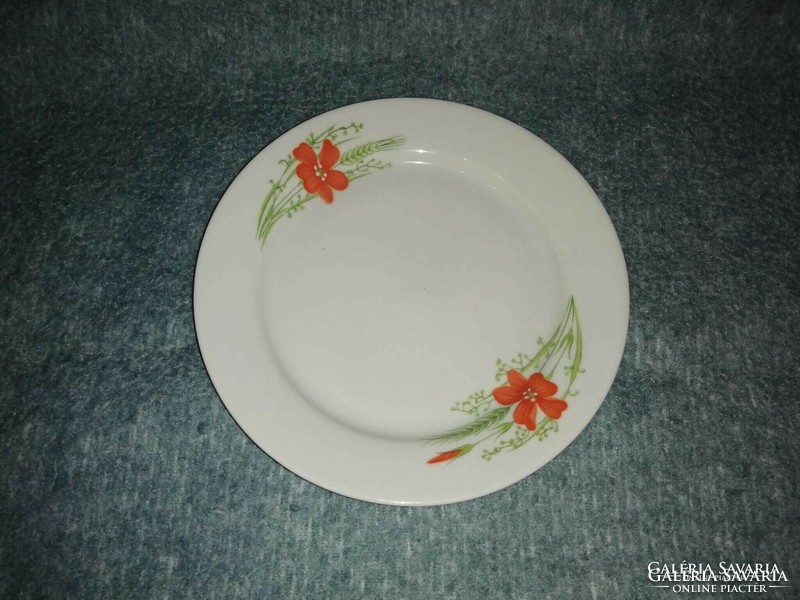 Alföldi porcelain small plate with poppies (a2)