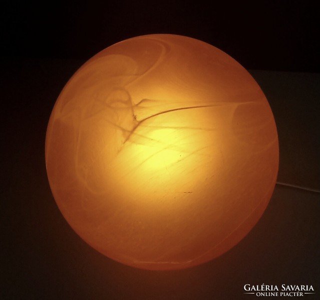 Hatalmas üveg gömb asztali lámpa ALKUDHATÓ design