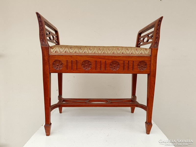 Antik etruszk formájú fiókos karfás pihenő szék fotel felújítandó 723 8588