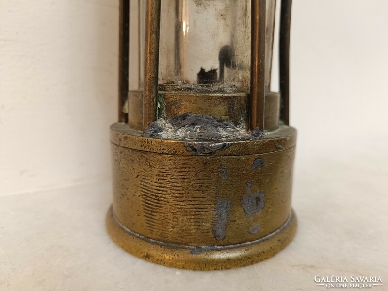 Antique miner's tool hollow carbide lamp 851 8502
