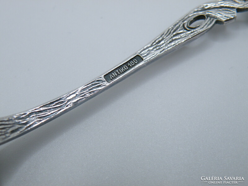 Uk00326 silver plated rose spoon