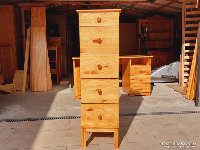 Ikeas high pine dresser with 5 drawers for sale. Furniture is beautiful, in like-new condition.