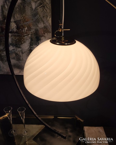Mid century modern Murano glass pendant lamp