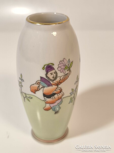 Herend csung porcelain vase 9 cm