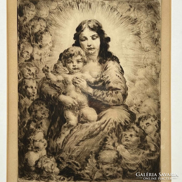 István Prihoda: Madonna and Child f629