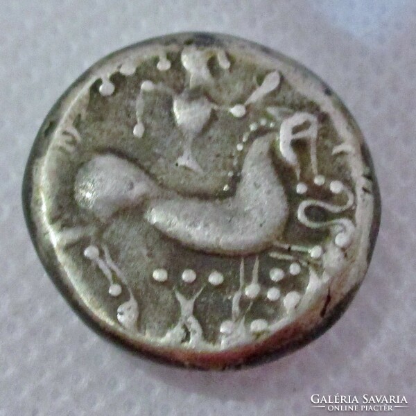 Ezüst pénz, érme Kelta tetradrachma I.e. II.sz
