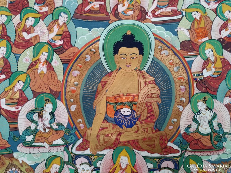 Tibeti buddhista thanka Tibet Buddha buddhizmus thangka 625 8599