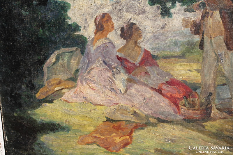 Kurlander István: Kirándulás, Szolnok, 1932