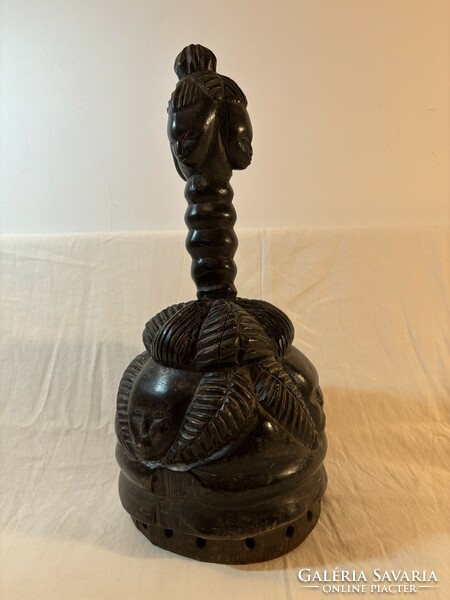 African wooden vessel peak