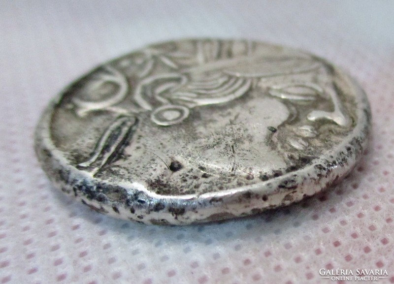 Athenian silver tetradrachm, money, coin, Athens, BC 454-404.