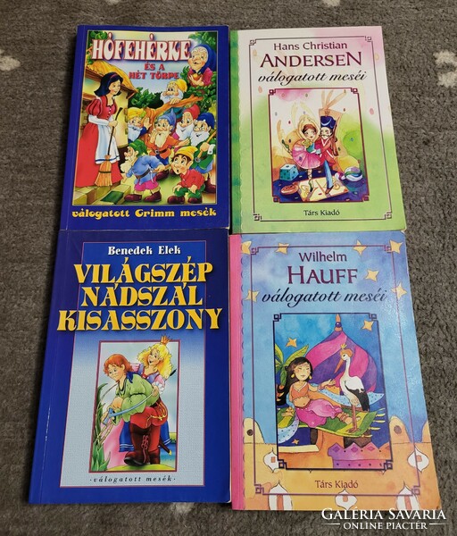 Pack of 4 storybooks (Hauff, Grimm. Andersen, Benedek Elek)