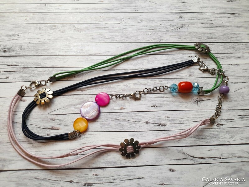Bizsu necklace, bracelet