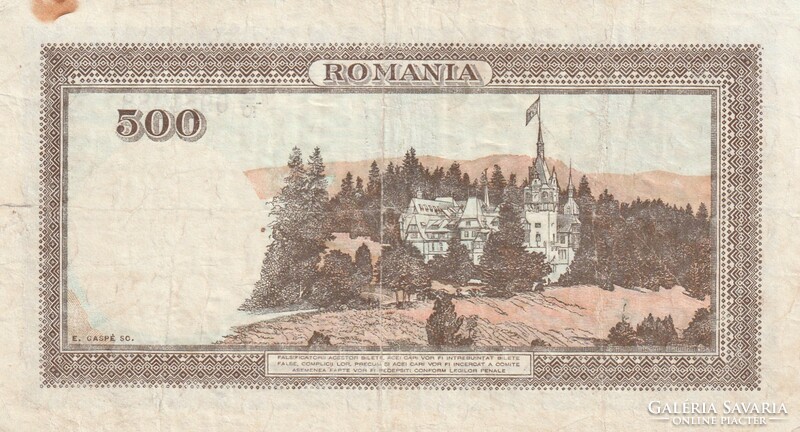 500 lej a románia 1942 éveiből