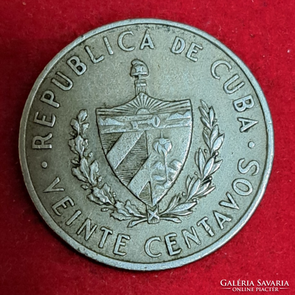 1962. Kuba  20 Centavos Patria O Muerte (1620)