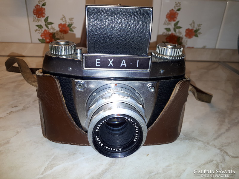 EXA I fényképezőgép Tessar 2,8/50 6444099 Carl Zeiss Jena objektívvel