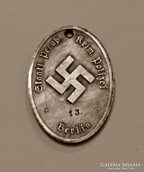 Német náci SS biléta REPRO
