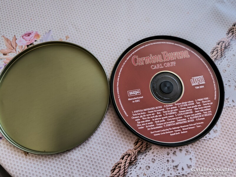 Carmina Burana CARL ORFF CD fém tokban eladó!