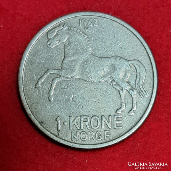 1962. 1 Korona Norvégia (1605)