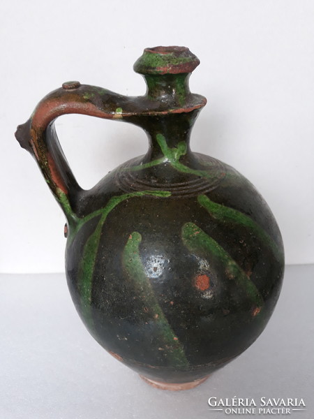 Antique folk ceramic jug