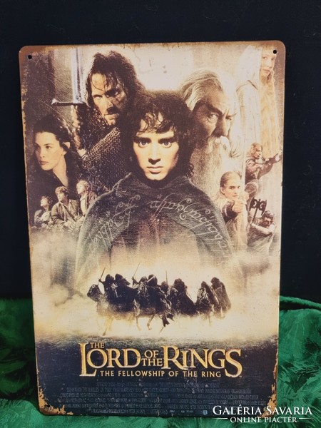 Lord of the Rings vintage metal sign new! (102)