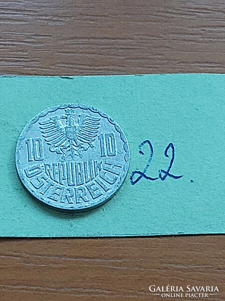 Austria 10 groschen 1974 alu. 22