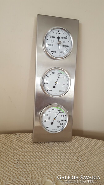 Stainless steel, analog weather station