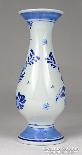 1Q857 old Dutch delft flower pattern porcelain vase violet vase 11.5 Cm