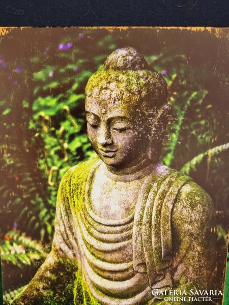 Buddha Vintage fém tábla ÚJ! (46-7382)