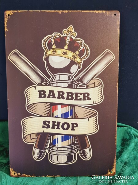 Barber shop vintage metal sign new! (58)