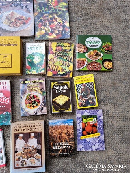 Szakácskönyv gyűjtemény könyvek könyv főzès hagyaték nosztalgia