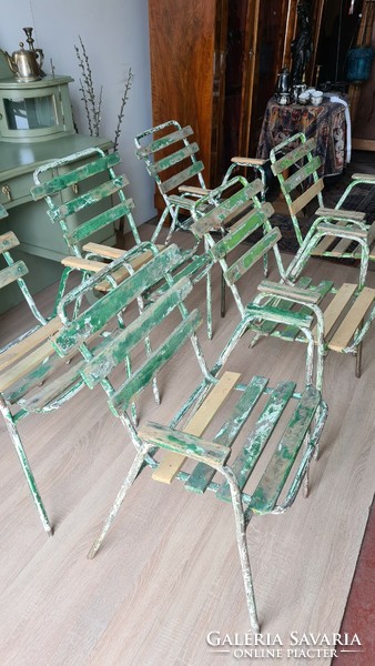 Retro strand székek, asztal, kerti garnitúra