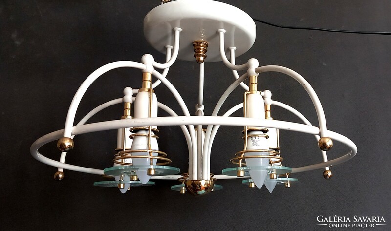 Vintage 5-bulb memphis ceiling lamp, negotiable design