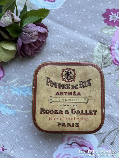 Old Roger et Gallet Paris Anthea rice powder paper box - Szegedváry drug store Szeged