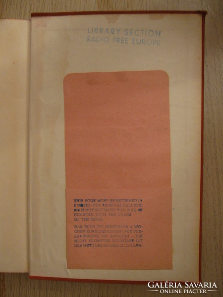 P. M. Pasinetti - Venetian Red könyv 1960 - Szabad Európa Rádió könyvtár