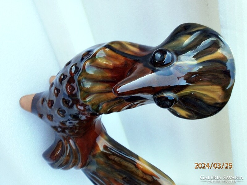 Russian ceramic peacock