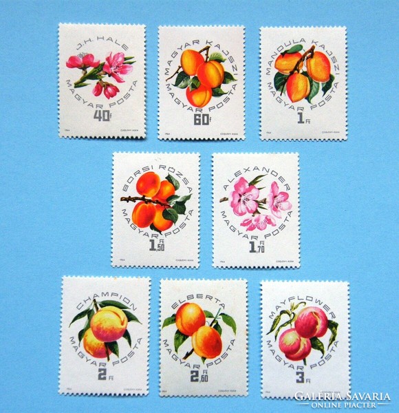 (Z) 1964. Hungarian peach varieties series** - (cat.: 350.-) - Description!!!