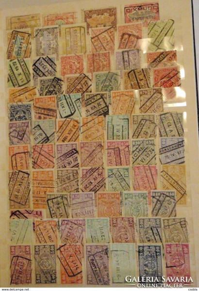 Vasút motívum bélyeggyűjtemény 2 db berakóban (d 397)