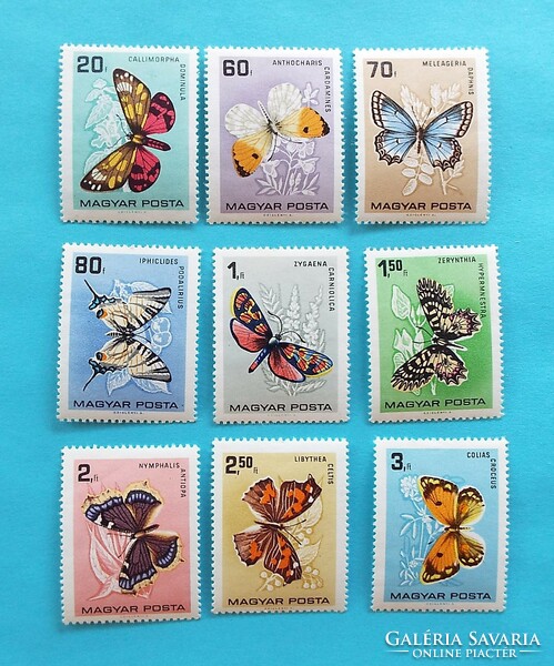 (B) 1966. Butterfly ii. Row** - (cat.: 500.-) - Description!!!