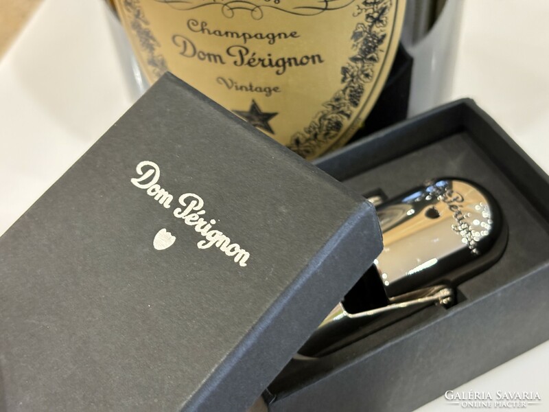 Dom Pérignon Champagne pezsgőzáró díszdugó tervezte Martin Székely Exkluzív ajándék Franciaországból