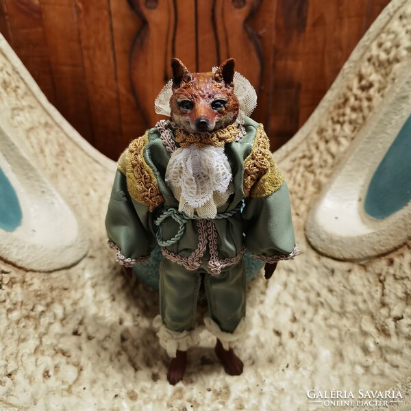 Baroque fox fantasy figure - decor 22 cm