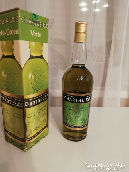 Chartreuse Verte likőr 1980-as évekből
