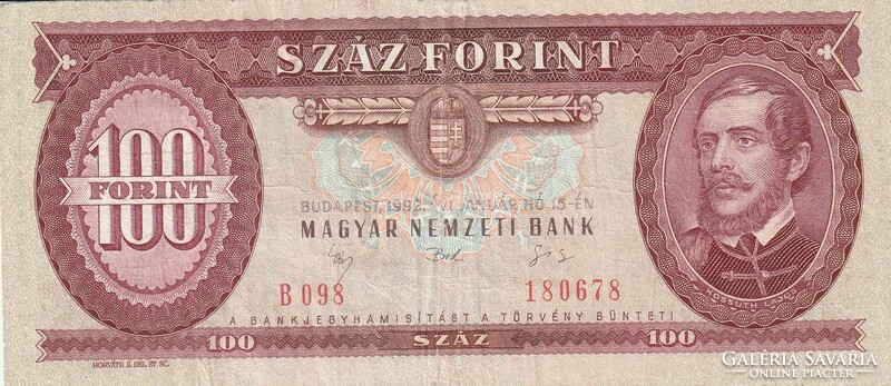 100 forint (1992)