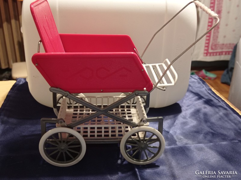 Rare traffic stroller in good condition with doll marked as a gift