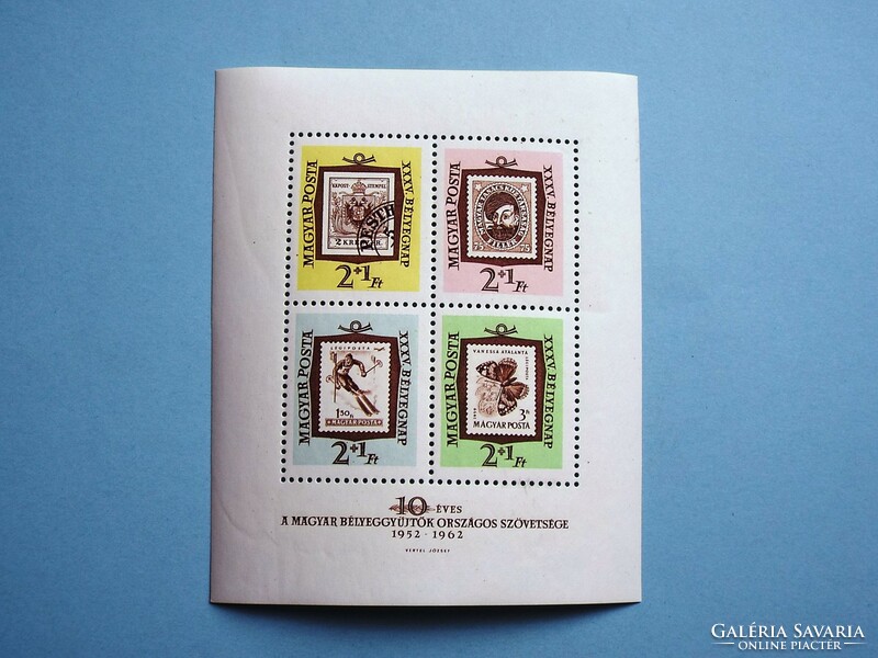 (B) 1962. 35. Stamp day block** - (cat.: .1,500.-) - Description!!!