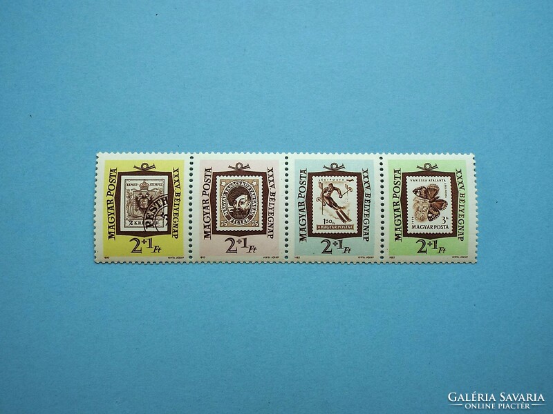 (Z) 1962. 35. Stamp day - continuous strip** - (cat.: 500.-)