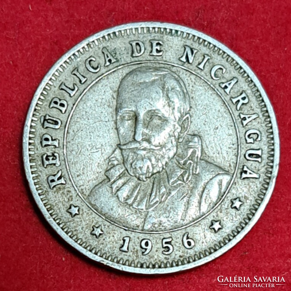 1956. Nicaragua 25 Centavos  (1648)